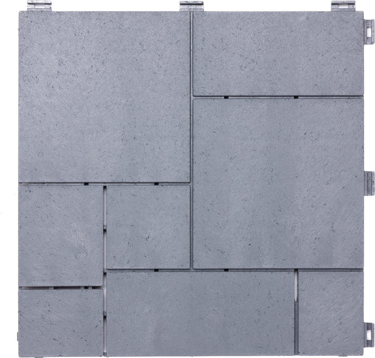 Composiet Terrastegels - Grijs - Mozaïek - 6 Stuks - 0.55 m²