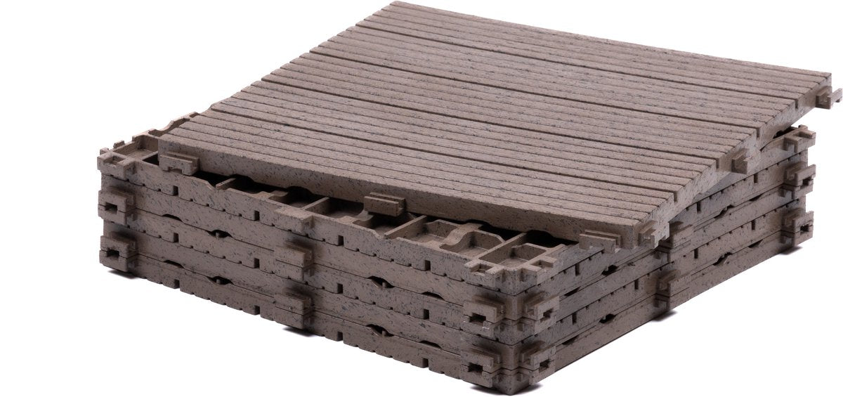 Composiet Terrastegels - Prime Oak - 12 Stuks - 1,10 m²
