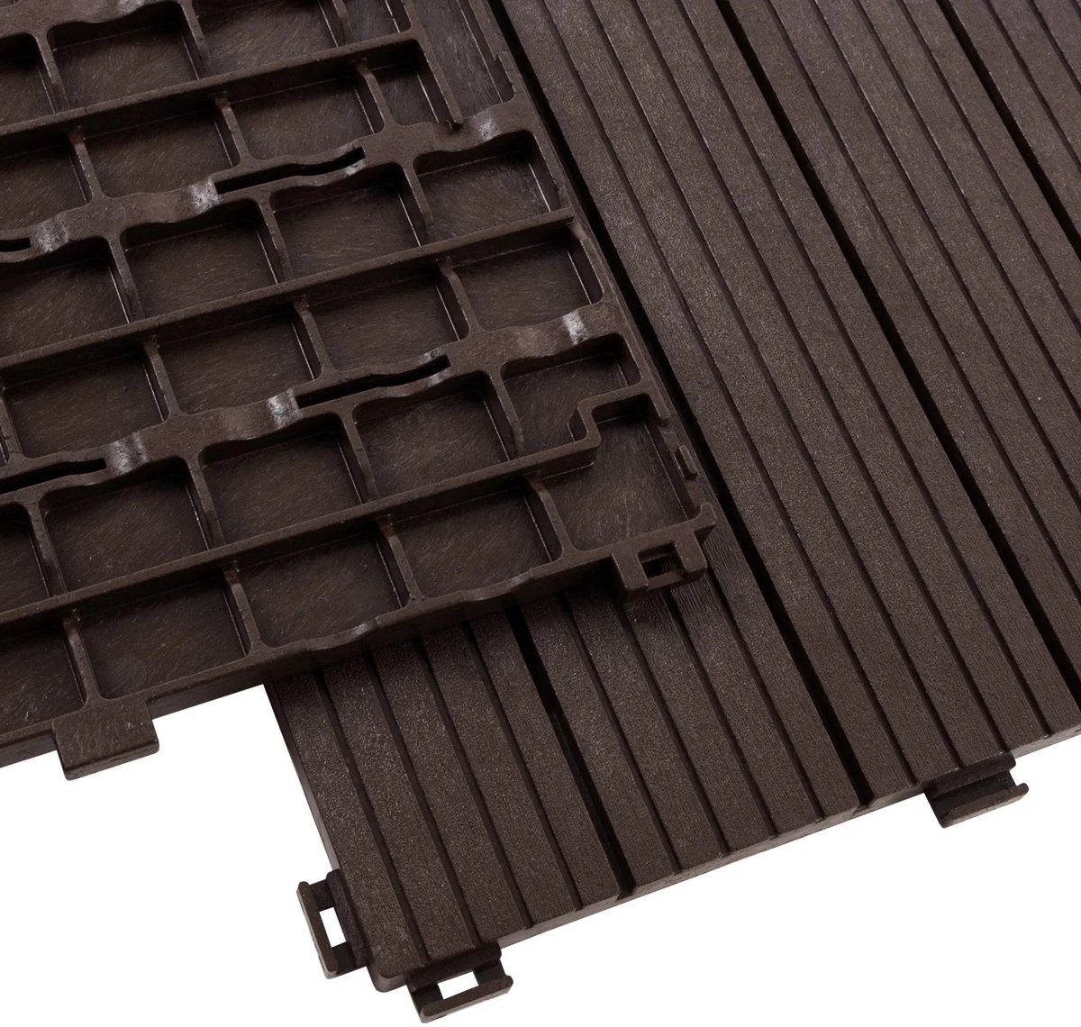 Composiet Terrastegels - Bruin - 11 Stuks - 1 m²