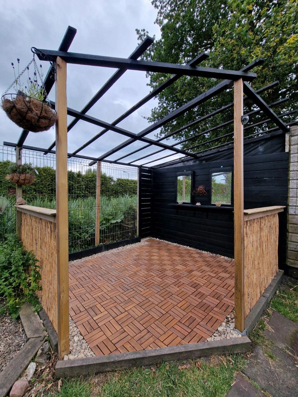 Houten Terrastegels - Acaciahout - Bruin - 10 Stuks - 0,90 m²