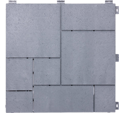 Composiet Terrastegels 30 x 30 CM - Grijs - Mozaïek - 6 Stuks - 0.55 m²