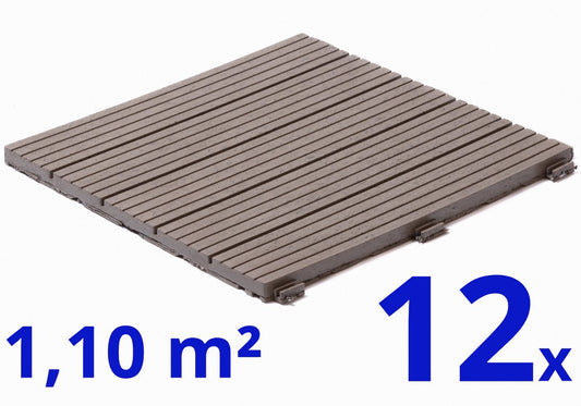 Composiet Terrastegels - Prime Oak - 12 Stuks - 1,10 m²