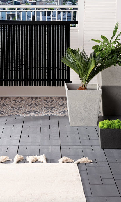 Composiet Terrastegels 30 x 30 CM - Grijs - Mozaïek - 6 Stuks - 0.55 m²